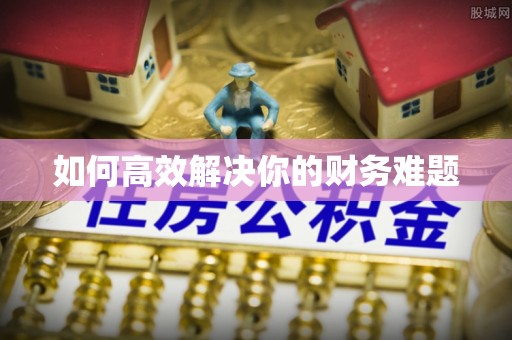 蛟河如何高效解决你的财务难题